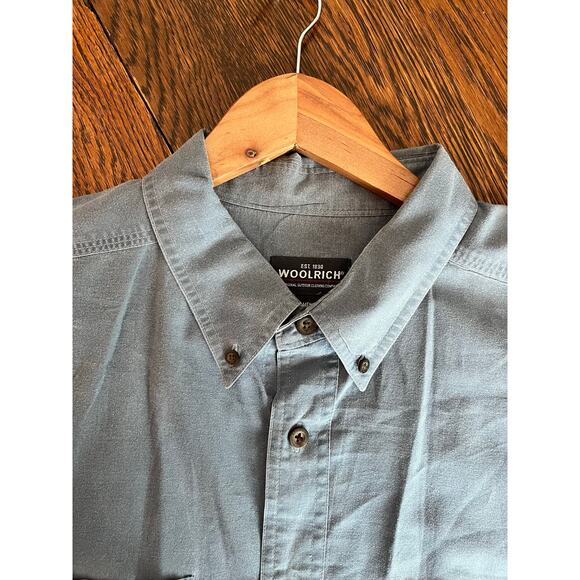 Woolrich Men's Heavy Short Sleeve Button Down / 100% Pure Cotton / Size XL - Picture 3 of 6
